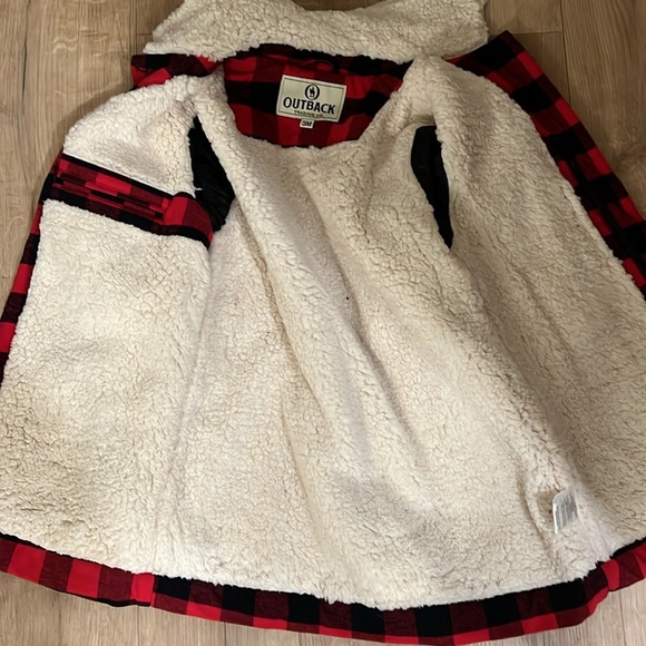 Worn once Red Buffalo Plaid Sherpa Jacket - Picture 4 of 7